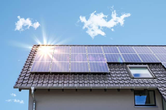 34 Laois homes installed solar panels on their rooftops last month .Photo: EnergyEfficiency.ie