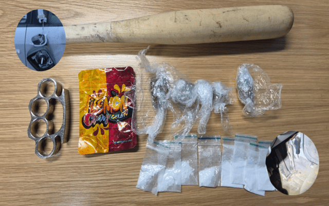 As well as this, the motorist was found to be under the influence of cocaine and cannabis