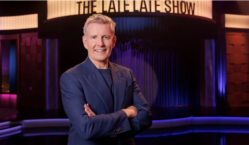 Who are the guests on the Late Late Show on RTE tonight?