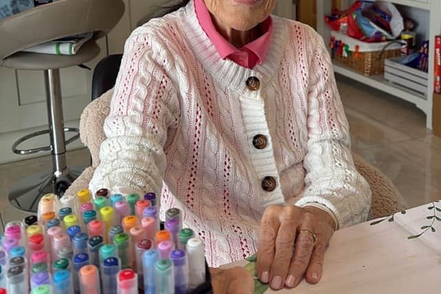 "I do quizzes with her, I come up with little quizzes that she can do. She loves colouring. Mum always loved to paint and she used to do the most amazing paint numbers, like the really detailed paint by numbers.