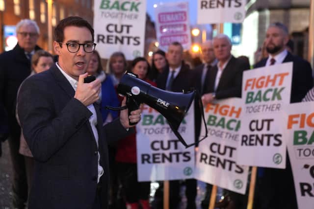 Spokespeople for People Before Profit, Sinn Fein, Social Democrats and the Labour Party were among those who addressed the crowd.