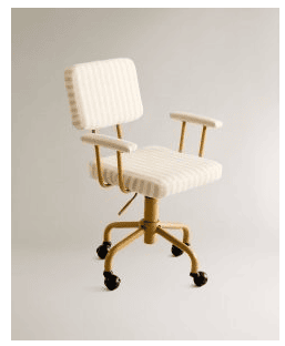 Zara Home Children’s desk chair with wheels