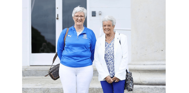 Waterford FC volunteers, Brid Mallon and Lilly McGrath, travelled to Áras an Uachtaráin having been invited by President Michael D. Higgins