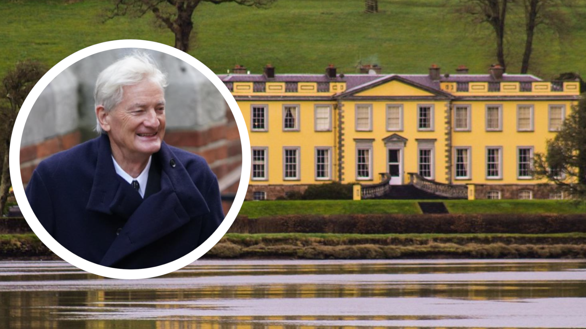 Ballyantray House and (inset) British billionaire James Dyson. Photo: Trip Advisor.
