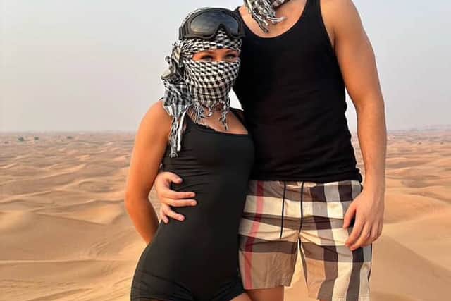 "I just saw him for the first time and once I looked at him, I just fell in love. I was supposed to go to Portugal for like six days and I ended up staying there for three weeks with him. Then I went straight to Dubai and I just didn't want to be anywhere else other than with him," Mia explained.