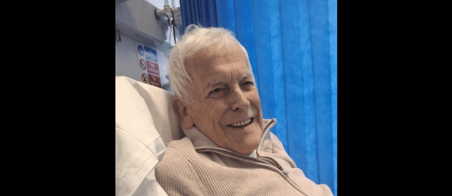 When last seen, he was wearing a navy pullover, beige short sleeve shirt and black trousers