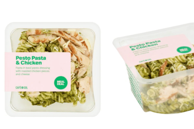Consumers are being advised the recalled batch of the Café Sol Pesto Pasta and Chicken are the pack size of 224g with a Best Before dates of 25/09/2025. 