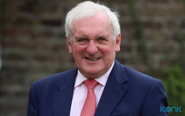 Former Taoiseach Bertie Ahern was speaking to the Institute of International and European Affairs