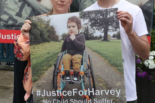 His parents, Stephen Morrison and Gillian Sherratt, said their son waited for years for spinal surgery, during which time the curve in his spine went from 75 degrees to 130 degrees.