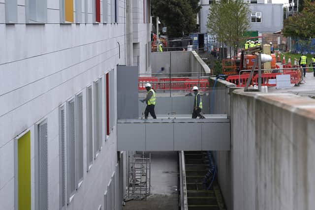 The serially delayed project in Dublin had an original completion date of August 2022, while costs have ballooned from a planned 650 million euros to an expected 2.2 billion euros.