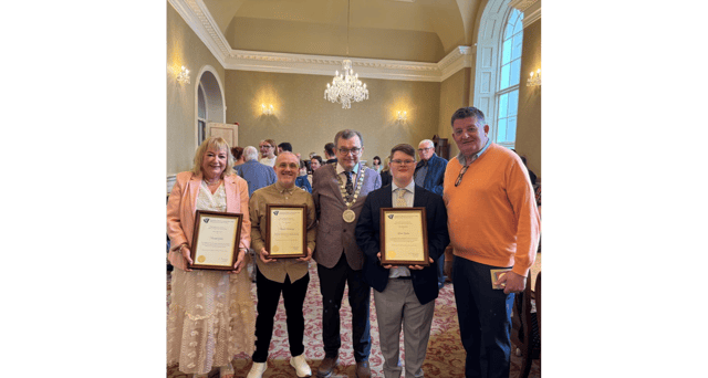 The Mayor’s Parlour at City Hall hosted celebration of the success of Up Down Boy