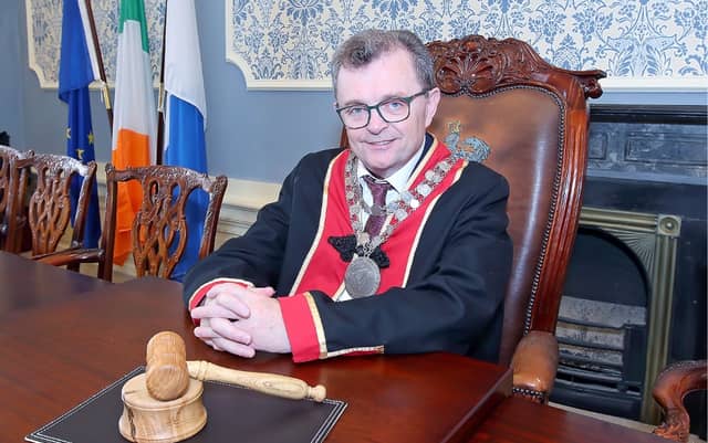Newly elected Mayor of Waterford City and County, Cllr. Seamus Ryan. PHOTO: Noel Browne