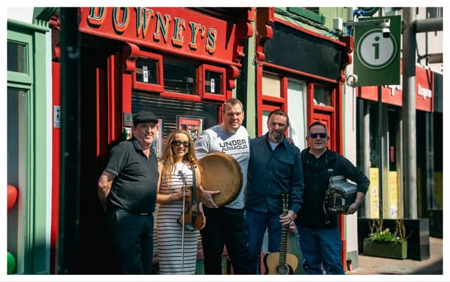John McGrath, Sarah O'Gorman, Donnchadh Gough, Donal Clancy and Mick McAuley