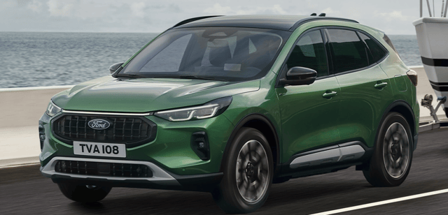 Pictured: A Ford Kuga plug-in hybrid. Image from Ford