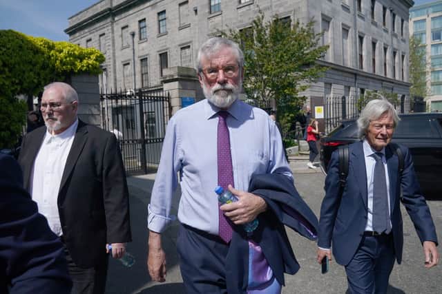 Mr Adams has denied the allegation that he had any involvement in ordering the murder.