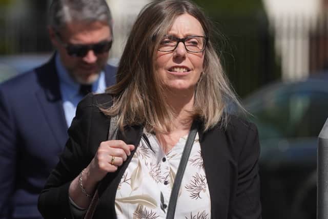 The jury also heard extracts read from a BBC online article with the headline “Gerry Adams ‘sanctioned Denis Donaldson killing’”.
