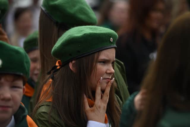 Elsewhere, Sinn Fein TD Pearse Doherty and former party leader Gerry Adams were among those participating in events in Belfast.