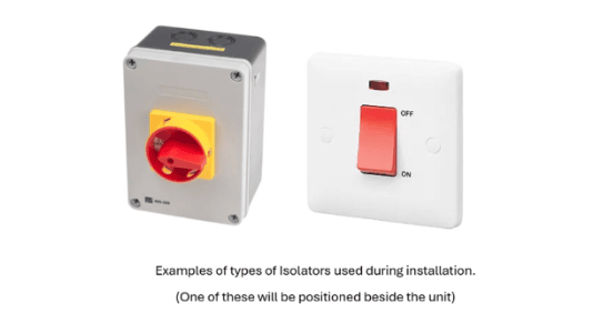 Please contact Joule on 01 5392427 before turning the unit back on.