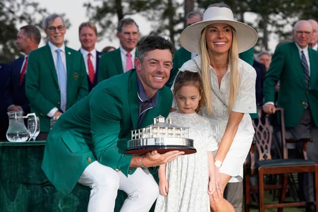 Northern Ireland’s First Minister Michelle O’Neill said the Holywood golfer’s “incredible” triumph placed him among the sport’s greatest.