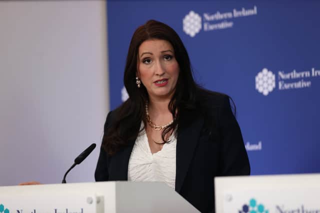 Ms Little-Pengelly said her focus was on protecting local businesses from being impacted by an escalation in tariff disputes.