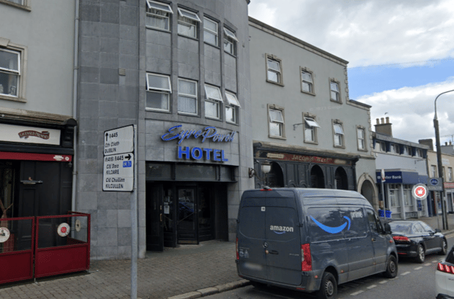 The Eyre Powell hotel in Newbridge currently houses asylum seekers PIC: Google Street