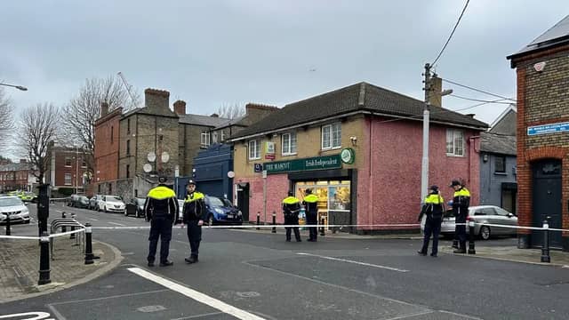 A number of scenes have been preserved for technical examination in the Stoneybatter area of Dublin | PICTURE: PA