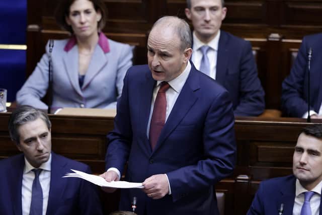 Ms McDonald said it was “progress of some sort” that Mr Martin had admitted the Government missed its targets, but she added that he had “deliberately and repeatedly” used the 40,000 figure “when you have to have known that that was not going to be delivered”.