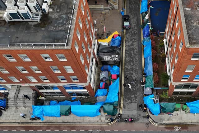 The continued international protection flows also led to challenges with reception accommodation.