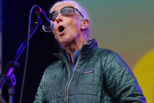 The 64-year-old’s band have recently been holding a residency at a high-tech new immersive venue in Las Vegas which boasts 168,000 square feet of high-definition LEDs, 167,000 speakers and 17,000 seats, called the Sphere.