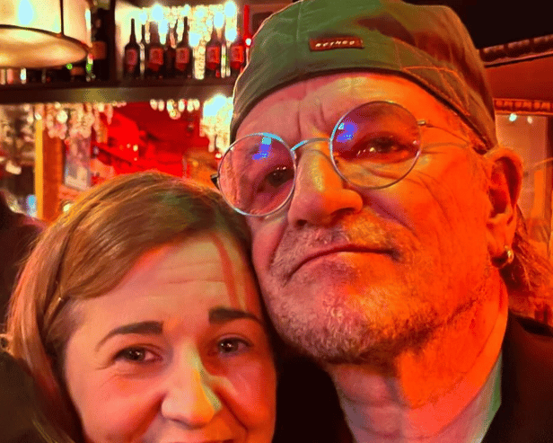 Karen McEvoy and Bono