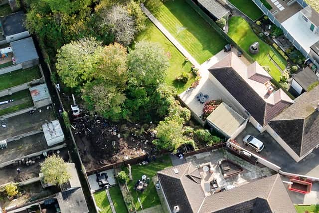 In late October, investigators searched a former family home in Dundalk and adjoining land.