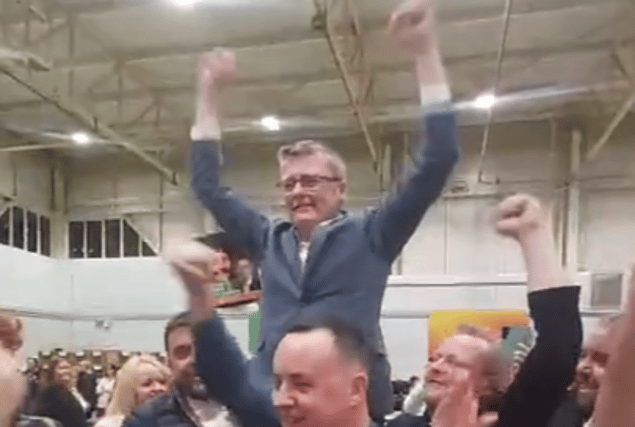 David Cullinane of Sinn Fein topped the poll and was elected on the first count on Saturday afternoon