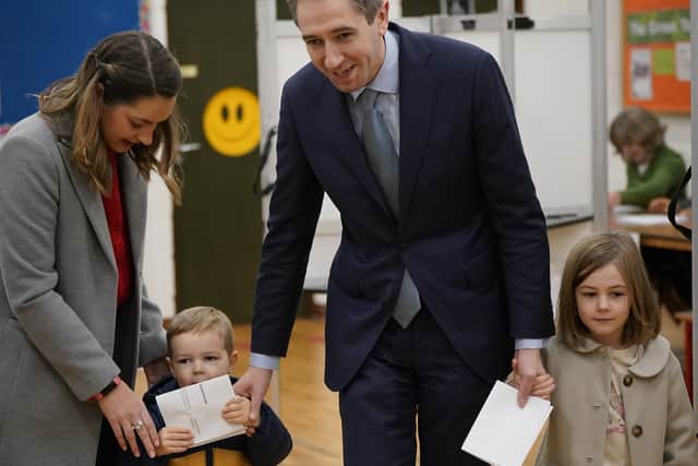 Ireland’s three main parties – Fine Gael, Fianna Fail and the largest opposition party Sinn Fein – were considered to be near neck-and-neck rivals coming into polling day, with turnout expected to be another crucial factor.