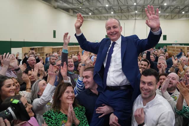 Fianna Fail was the clear winner of the election, securing 48 of the Dail parliament’s 174 seats.