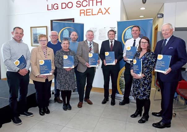 Cllr Frank Quinlan, Noreen McGrath, Cllr Joe Kelly, Mary Upton, Danny Murphy, Cllr Jason Murphy, James Browne TD, Anthony Pettit, Claire Hartley, and Sean Aylward | PICTURE: Noel Browne.