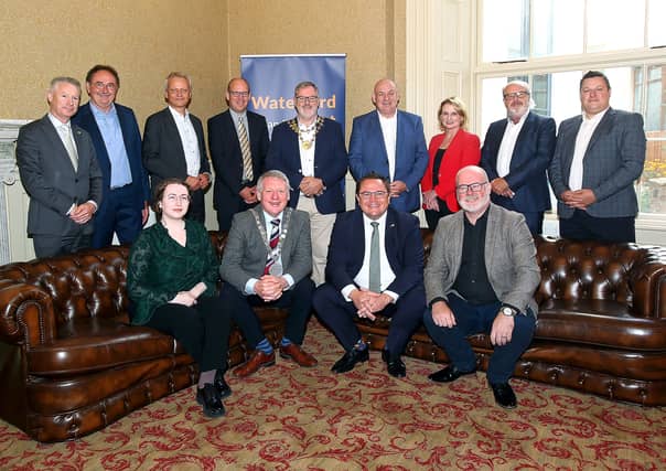 Delegates from Märkischer Kreis district in Germany visited Waterford this week - they are pictured at City Hall | PICTURES: Noel Browne