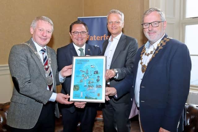 Mayor Voge added: “What first came to mind when we were planning this trip was the motto of the 2006 World Cup in Germany, which is Time to Make Friends, and we, today, are truly guests among new friends.”