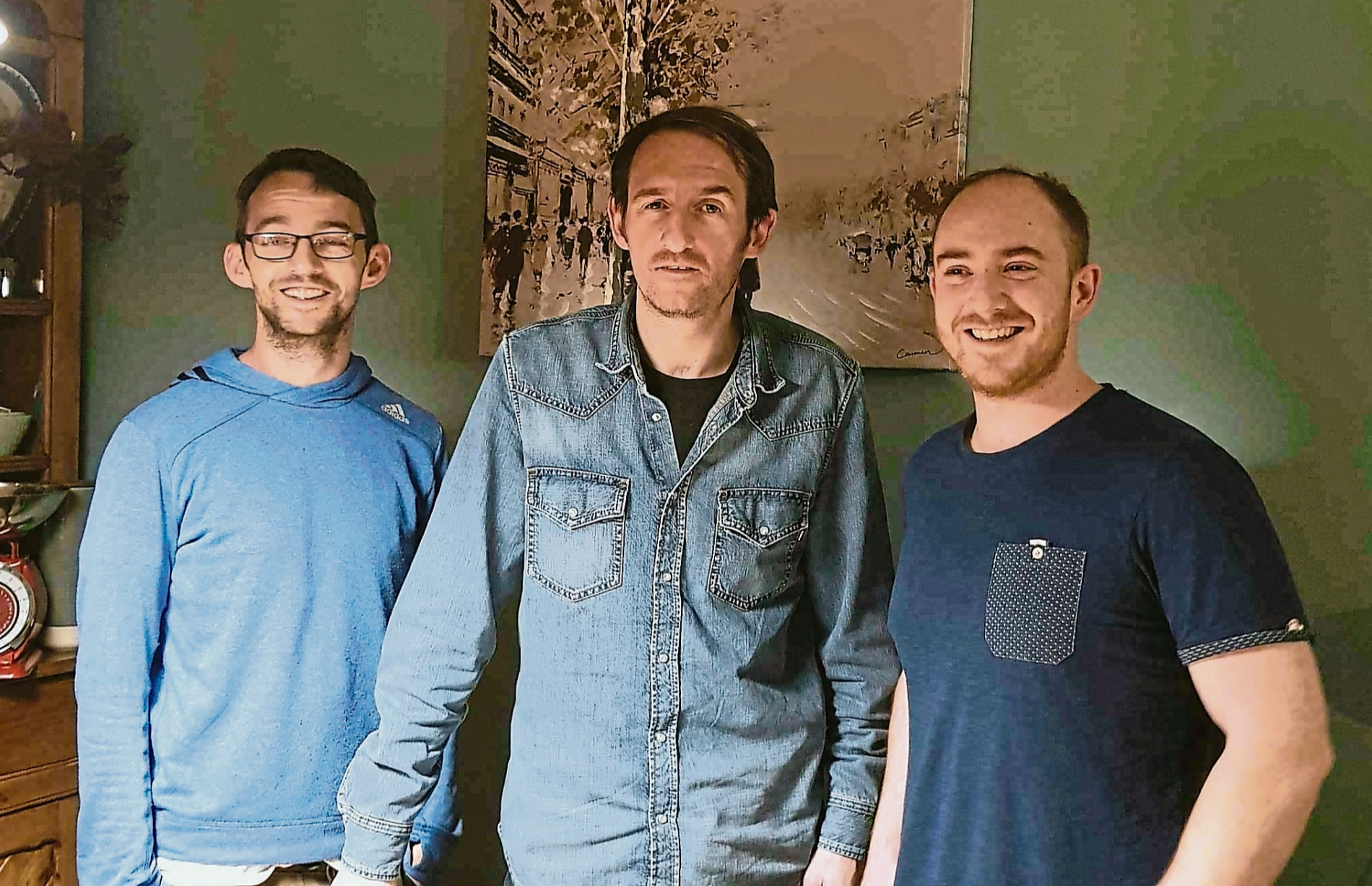 The late Tom Murphy (centre), from Ballyagran, with younger brothers Darragh and Padraigh