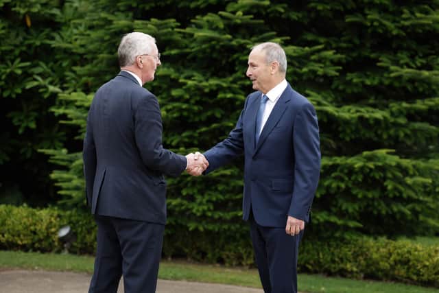 “We will engage with the British government. I welcome the Secretary of State’s commitment to engaging with the Irish Government in respect of this.