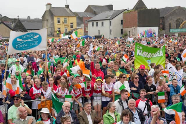 “They’ve all been good, but I think definitely the best part is, you know, coming back here to Skibbereen and seeing all the crowds and local people, friends and family, and all the young kids from schools and everything,” he said.