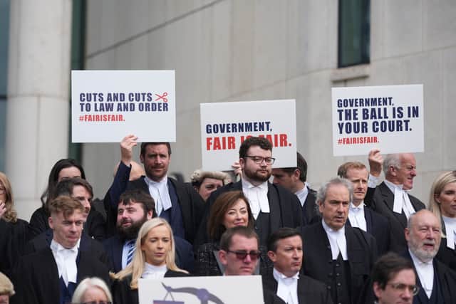 In an unprecedented move, barristers first withdrew their services last October, which led to a restoration of 10% of fees in the budget.