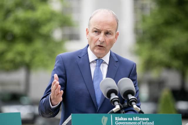Tanaiste Micheal Martin said he “disagrees fundamentally” with Mr Doherty’s comments as he outlined how access to Government funds for affected householders had been expanded.