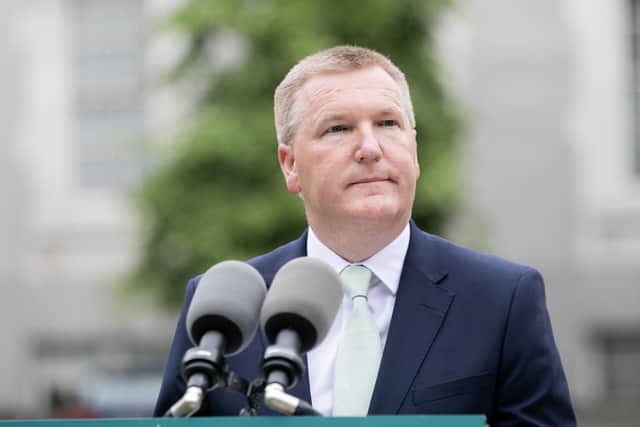 Mr McGrath’s replacement was chosen by the Fianna Fail party under the agreement between the three parties forming Ireland’s coalition government.