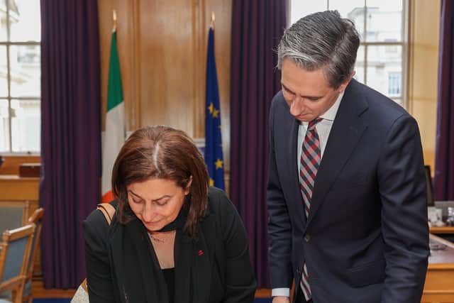 She briefed the Taoiseach on the deteriorating humanitarian situation in Gaza and the urgent need for more food and aid.