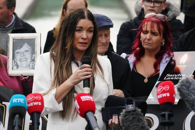 “It was a very emotional day for all the families here, all of us. For 43 years we had to fight and we shouldn’t have had to have done. None of us. We shouldn’t be here now, this should have been sorted and done long ago.”