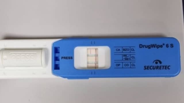 A positive cannabis test | PICTURE: X/@GardaTraffic