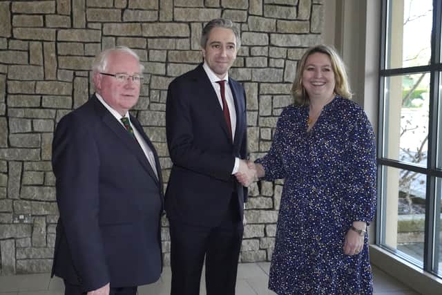It was the first time he has spoken as Taoiseach at a meeting of Irish and UK parliamentarians.