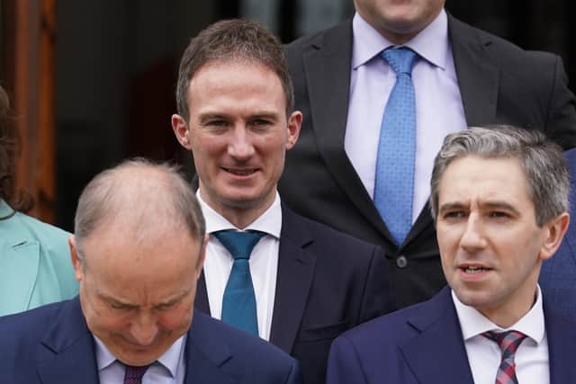 Meanwhile, Fine Gael has dropped the Gaeltacht portfolio following the promotion of Patrick O’Donovan.