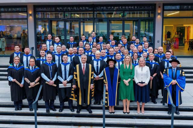 The graduating class, who form part of the Irish Prison Service’s latest recruitment drive, have already been placed in prisons throughout the State, including the Operational Support Group and the Prison Service Escort Corp.