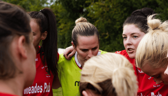 The national award recognised the club’s achievement in catering for the needs of its female players at the soccer club